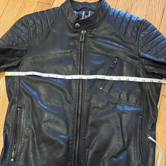 Belstaff Men's Signature Hand Waxed Sandway Leather Jacket Black EU 48 US 38 - Picture 10 of 17